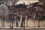 Mario PRASSINOS (1916-1985)
Arbres, 1983
Encre sur papier maroufl...