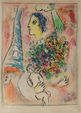 Marc CHAGALL (1887-1985)
Offrande à la Tour Eiffel
Lithographie c...