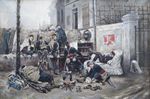 Alphonse Marie Adolphe DE NEUVILLE (1835-1885) Soldats en détente...